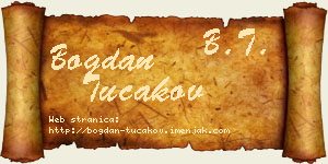 Bogdan Tucakov vizit kartica